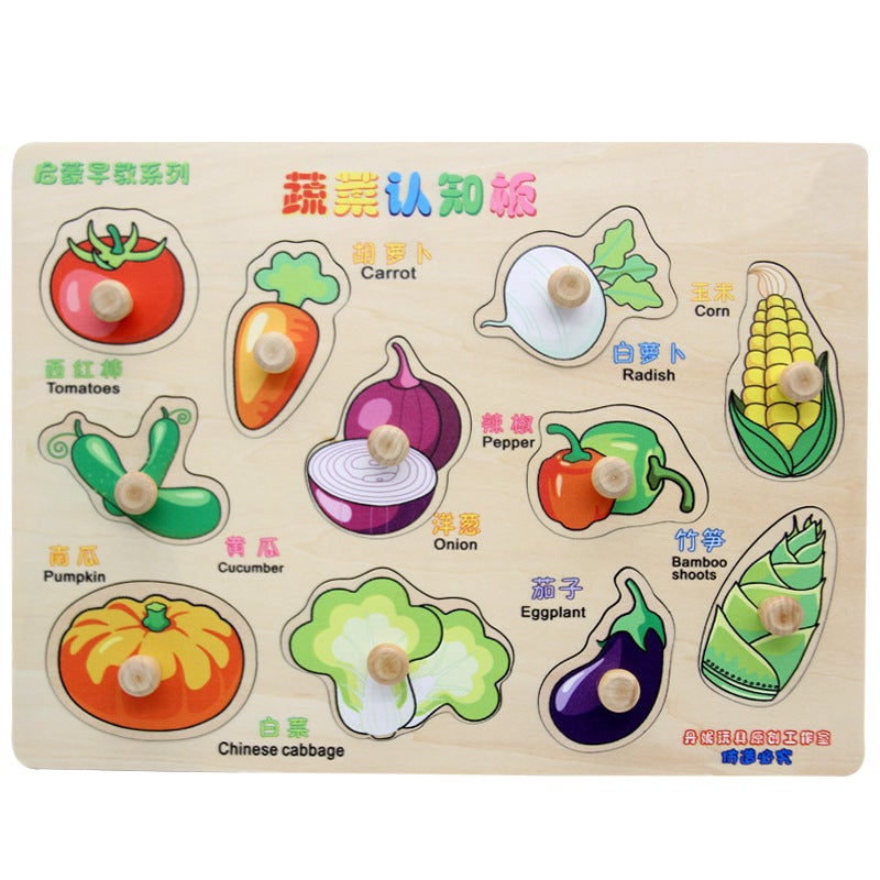 Dannyqite Montessori Early Education Educational Toys Baby Busy Board Baby Teaching Aids Fine Motor Hand Grabbing Board - Image 1